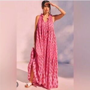 Anthropologie Ro’s Garden Sofia Tiered Maxi Dress in Size XS